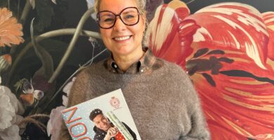 Viviann, onze grafische vormgeefster met de nieuwste 'Schoon Insight'